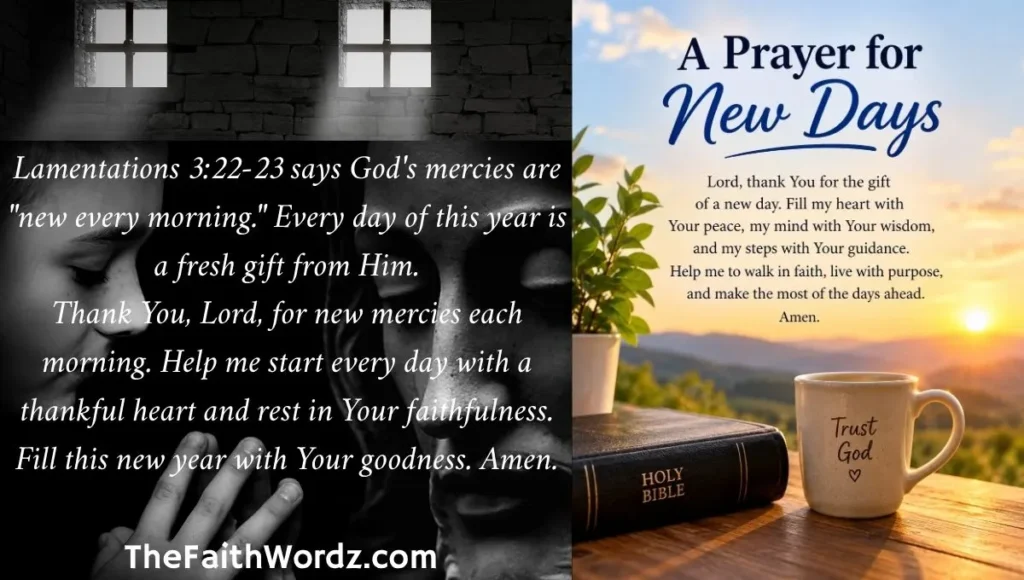 A Prayer for New Days