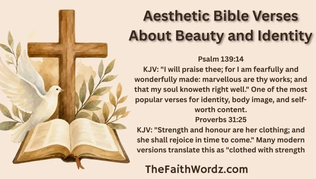 Aesthetic Bible Verses About Beauty and Identity
