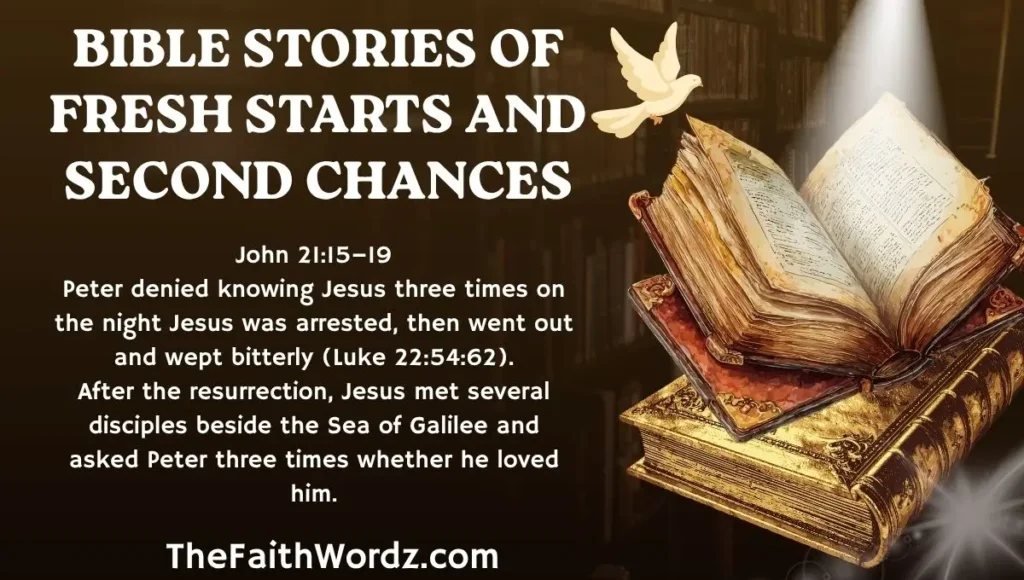 Bible Stories of Fresh Starts and Second Chances