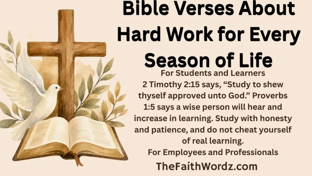 Bible Verses About Hard Work for Every Season of Life