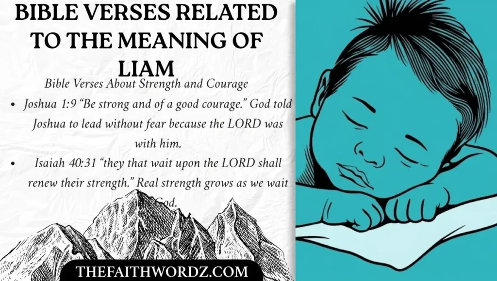 Bible Verses Related to the Meaning of Liam