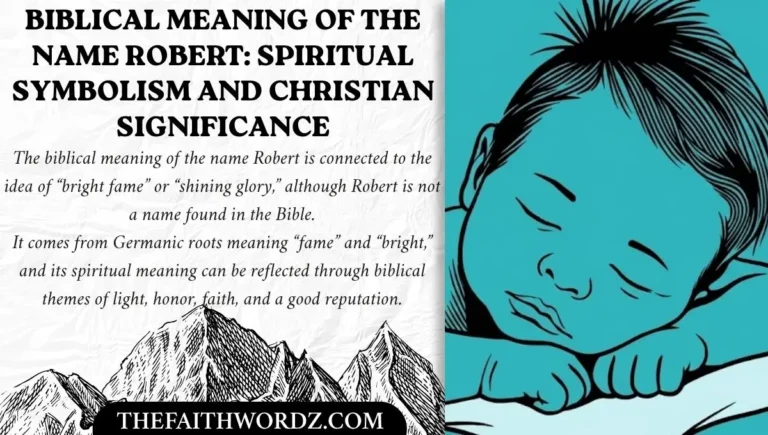Biblical Meaning of the Name Robert: Spiritual Symbolism and Christian Significance