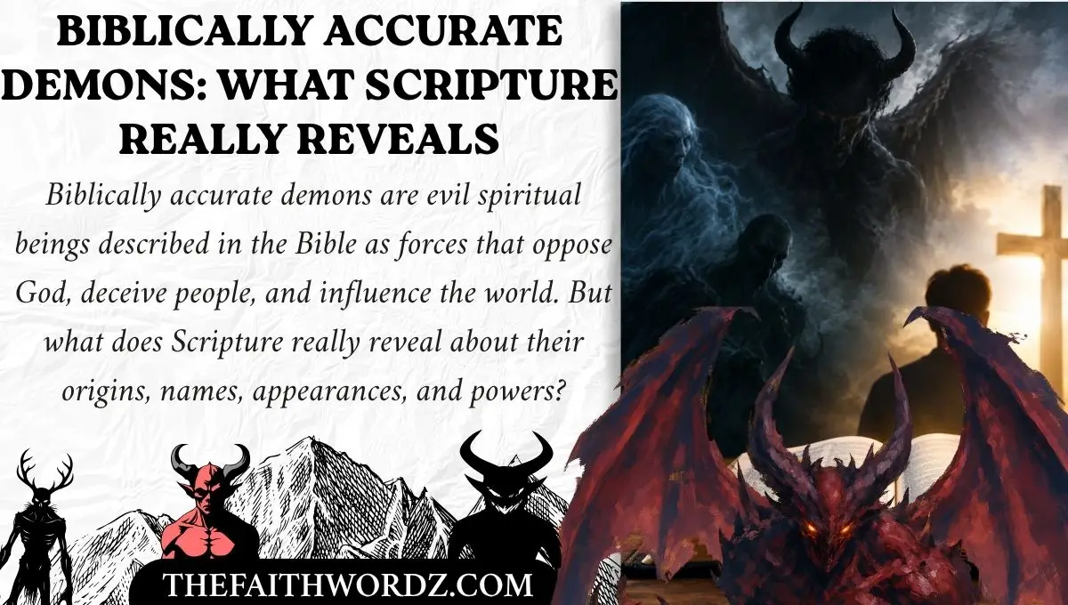 Biblically Accurate Demons: What Scripture Really Reveals About the Spirit World