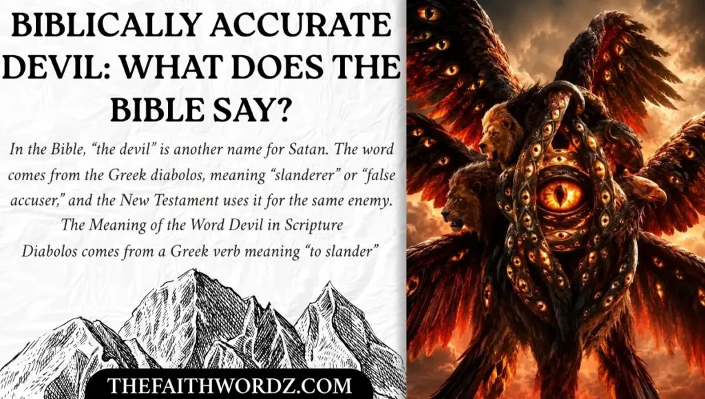 Biblically Accurate Devil: What Does the Bible Say?