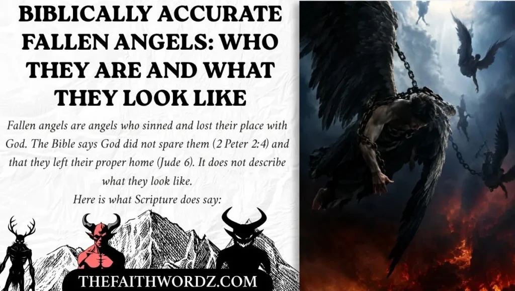 Biblically Accurate Fallen Angels: Who They Are and What They Look Like