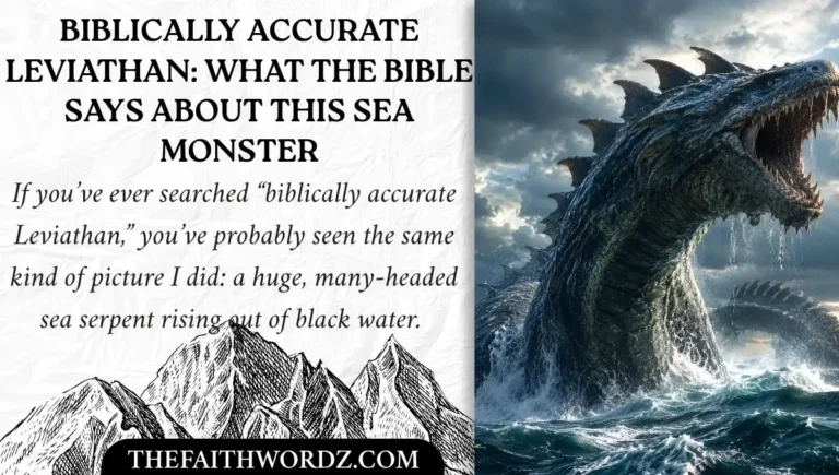 Biblically Accurate Leviathan: What the Bible Says About This Sea Monster