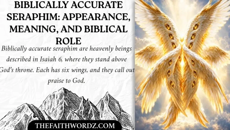 Biblically Accurate Seraphim: Appearance, Meaning, and Biblical Role