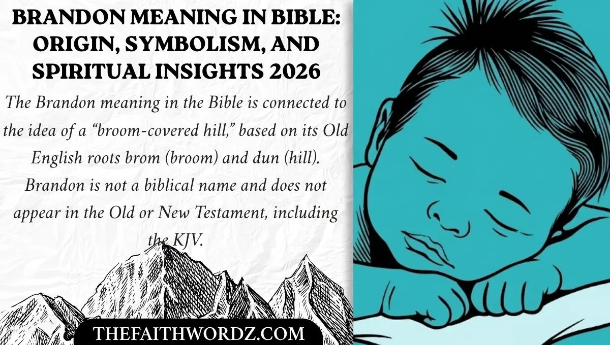 Brandon Meaning in Bible: Origin, Symbolism, and Spiritual Insights 2026