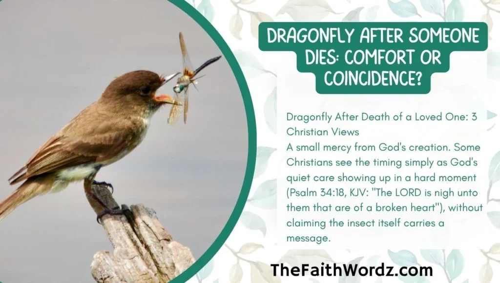 Dragonfly After Someone Dies: Comfort or Coincidence?
