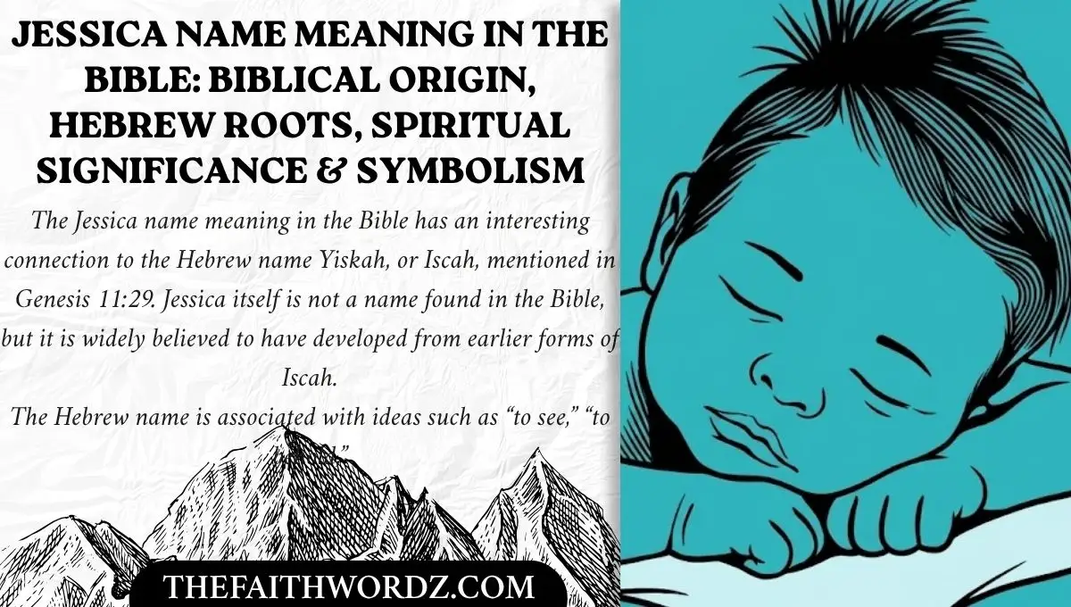 Jessica Name Meaning in the Bible: Biblical Origin, Hebrew Roots, Spiritual Significance & Symbolism