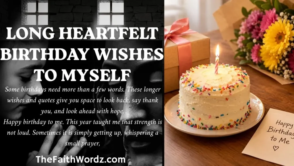 Long Heartfelt Birthday Wishes To Myself | Happy Birthday to Me Quotes