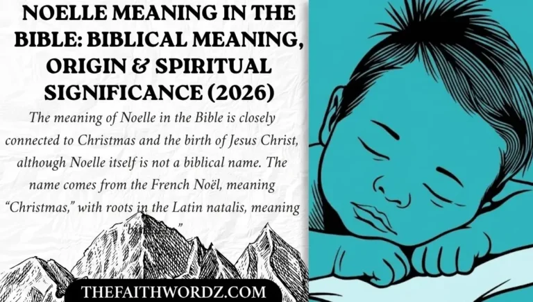 Noelle Meaning in the Bible: Biblical Meaning, Origin & Spiritual Significance (2026)
