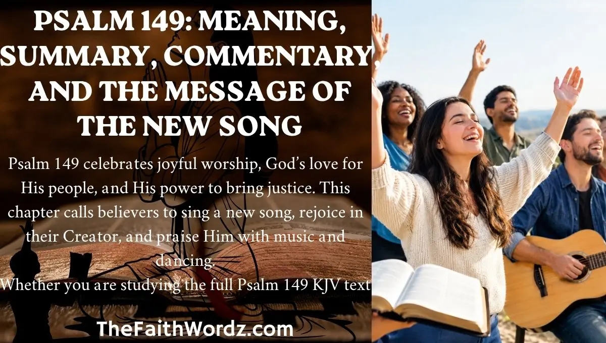 Psalm 149: Meaning, Summary, Commentary, and the Message of the New Song
