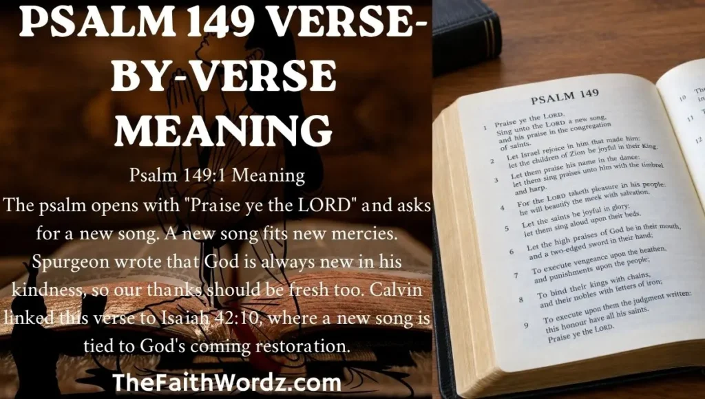 Psalm 149 Verse-by-Verse Meaning