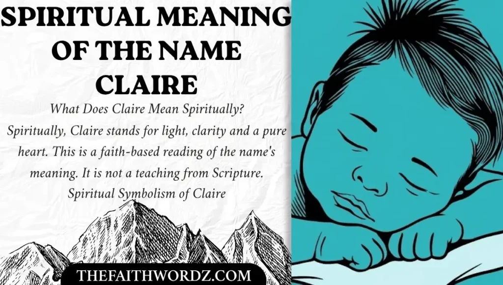 Spiritual Meaning of the Name Claire