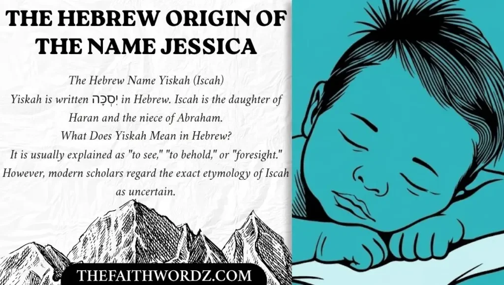 The Hebrew Origin of the Name Jessica
