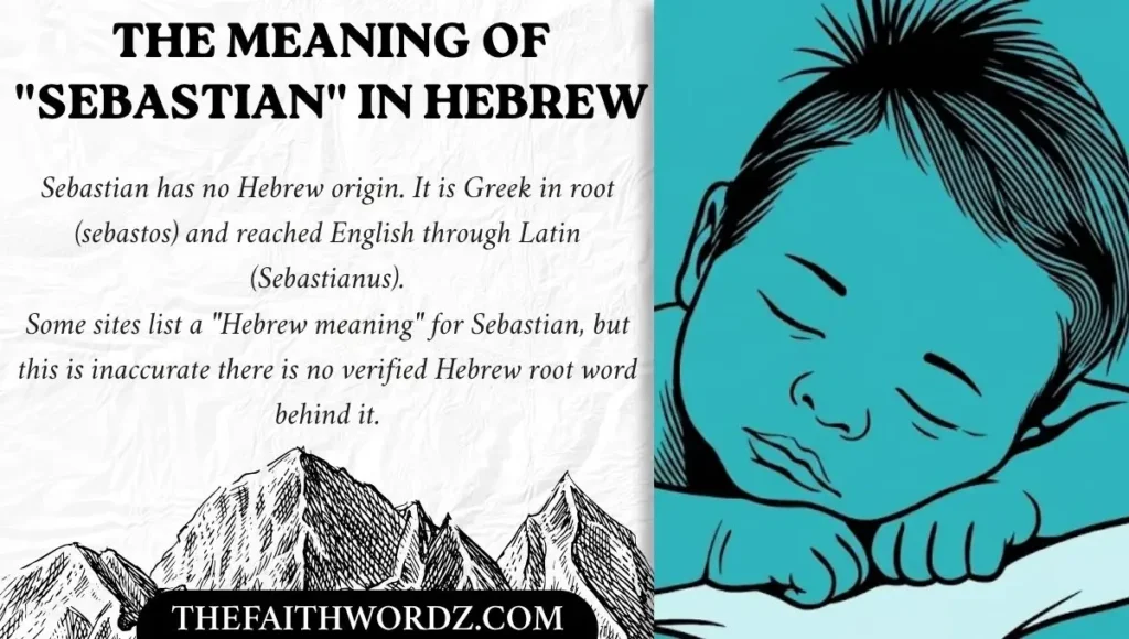 The Meaning of "Sebastian" in Hebrew