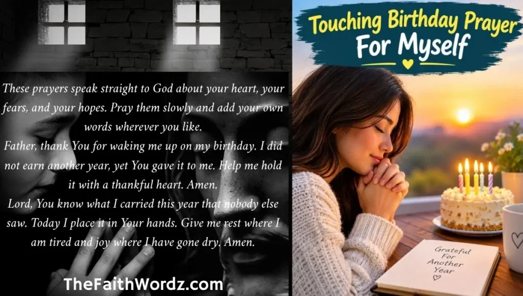 Touching Birthday Prayer For Myself