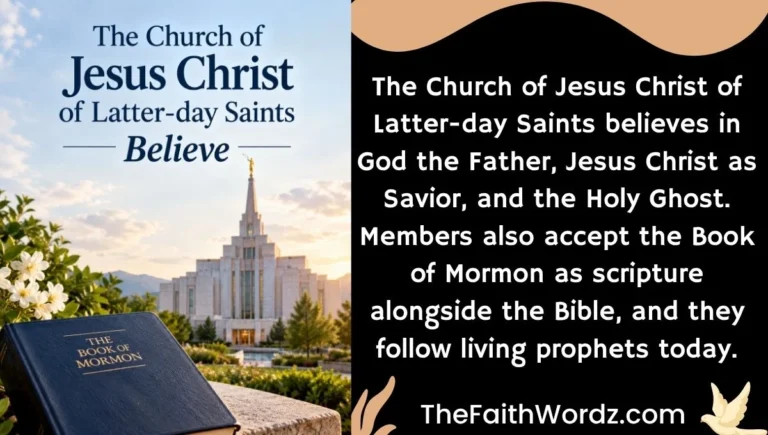 What Does the Church of Jesus Christ of Latter-day Saints Believe?