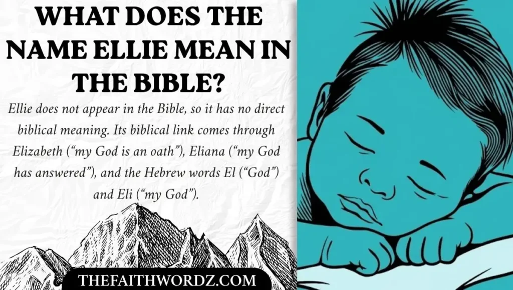 What Does the Name Ellie Mean in the Bible?