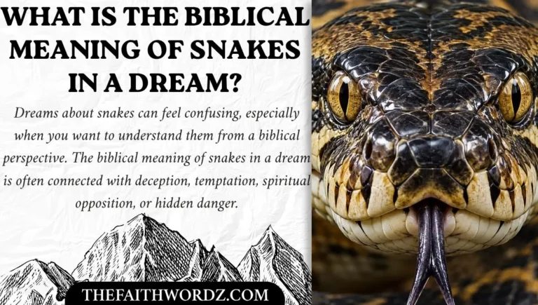 What Is the Biblical Meaning of Snakes in a Dream?