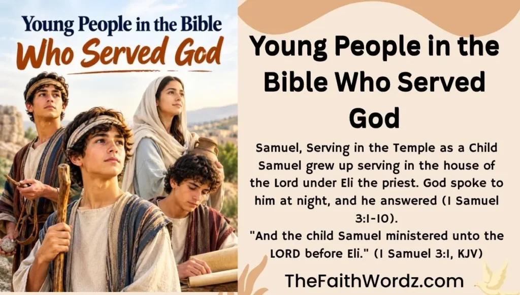 Young People in the Bible Who Served God